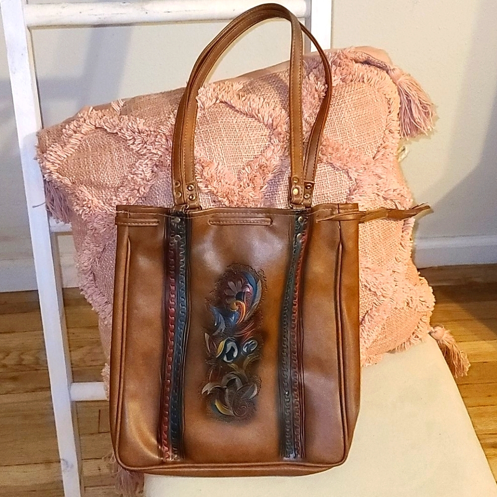 COPY - Handcrafted Western/Boho Style Leather Tot…